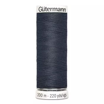01 Нить Sew-all для всех материалов, 200м, 100% п/э Gutermann 748277 (095 т.синий графитовый)