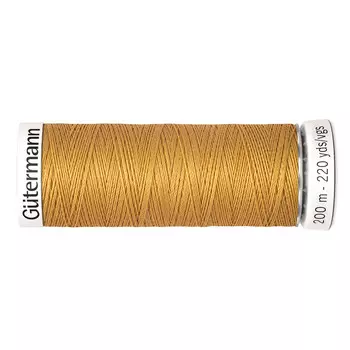 01 Нить Sew-all для всех материалов, 200м, 100% п/э Gutermann 748277 (968 золотой)