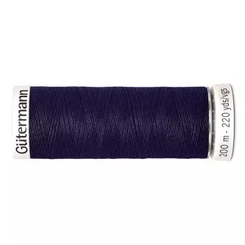 01 Нить Sew-all для всех материалов, 200м, 100% п/э Gutermann 748277 (339 т.чернильно-синий)