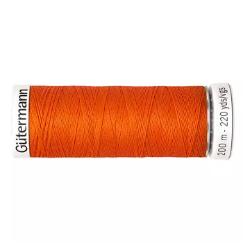 01 Нить Sew-all для всех материалов, 200м, 100% п/э Gutermann 748277 (351 оранжевый)