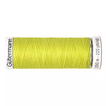 01 Нить Sew-all для всех материалов, 200м, 100% п/э Gutermann 748277 (334 желто-зеленый)