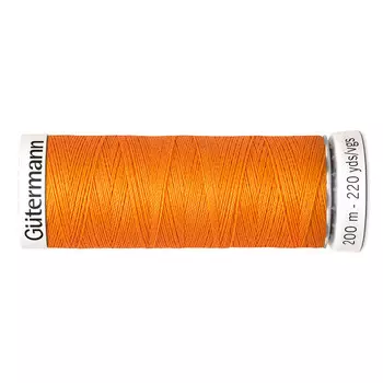 01 Нить Sew-all для всех материалов, 200м, 100% п/э Gutermann 748277 (350 св.оранжевый)
