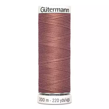 01 Нить Sew-all для всех материалов, 200м, 100% п/э Gutermann 748277 (245 золотисто бежево-розовый)