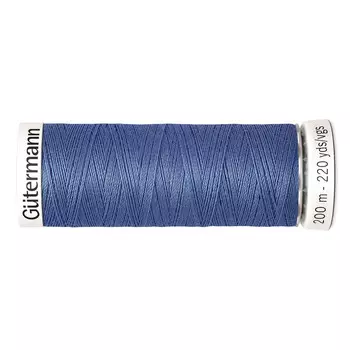 01 Нить Sew-all для всех материалов, 200м, 100% п/э Gutermann 748277 (037 джинсовый)