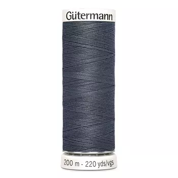 01 Нить Sew-all для всех материалов, 200м, 100% п/э Gutermann 748277 (093 аспидно-серый)