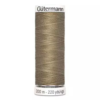 01 Нить Sew-all для всех материалов, 200м, 100% п/э Gutermann 748277 (208 пастельно-ореховый)