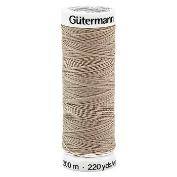 01 Нить Sew-all для всех материалов, 200м, 100% п/э Gutermann 748277 (854 пастельно-болотный)