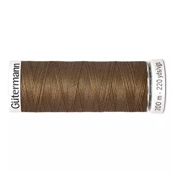 01 Нить Sew-all для всех материалов, 200м, 100% п/э Gutermann 748277 (851 т.сепия)