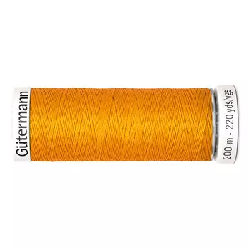 01 Нить Sew-all для всех материалов, 200м, 100% п/э Gutermann 748277 (362 оранжево-желтый)