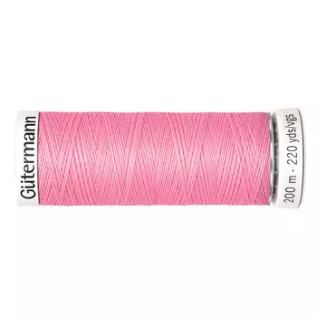 01 Нить Sew-all для всех материалов, 200м, 100% п/э Gutermann 748277 (758 розовый)