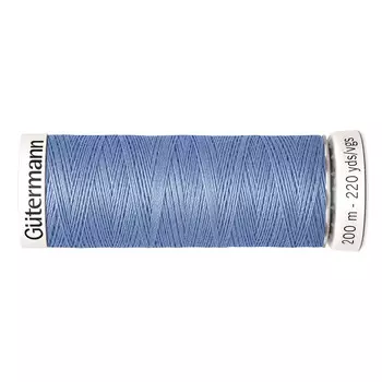 01 Нить Sew-all для всех материалов, 200м, 100% п/э Gutermann 748277 (074 сиренево-джинсовый)