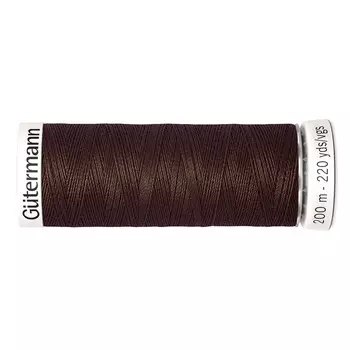 01 Нить Sew-all для всех материалов, 200м, 100% п/э Gutermann 748277 (694 кофейный)