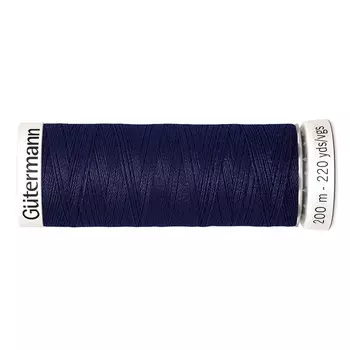 01 Нить Sew-all для всех материалов, 200м, 100% п/э Gutermann 748277 (324 черничный)