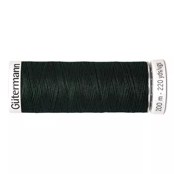 01 Нить Sew-all для всех материалов, 200м, 100% п/э Gutermann 748277 (707 т.зеленый)