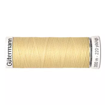 01 Нить Sew-all для всех материалов, 200м, 100% п/э Gutermann 748277 (325 шампань)