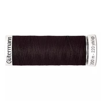 01 Нить Sew-all для всех материалов, 200м, 100% п/э Gutermann 748277 (697 венге)