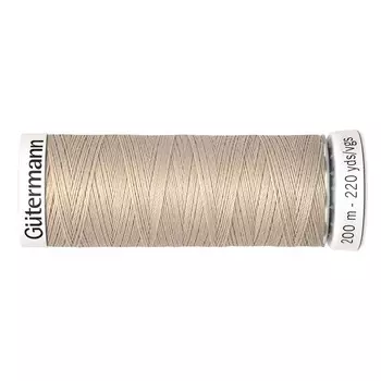 01 Нить Sew-all для всех материалов, 200м, 100% п/э Gutermann 748277 (722 светло-бежевый)