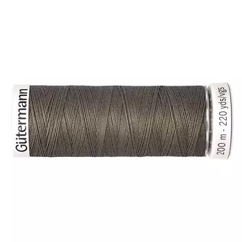 01 Нить Sew-all для всех материалов, 200м, 100% п/э Gutermann 748277 (727 дымчато серо-зеленый)