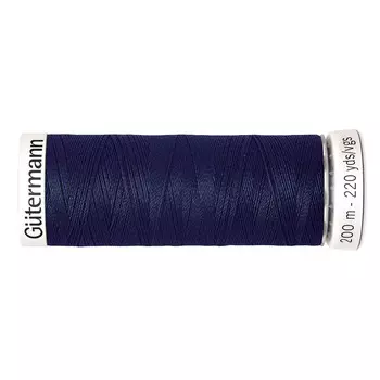 01 Нить Sew-all для всех материалов, 200м, 100% п/э Gutermann 748277 (711 т.т.синий)