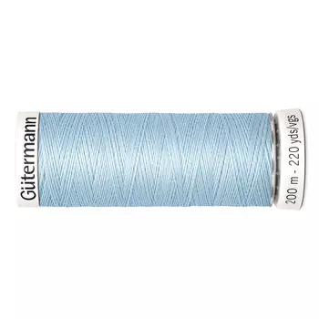 01 Нить Sew-all для всех материалов, 200м, 100% п/э Gutermann 748277 (276 бледно-голубой)