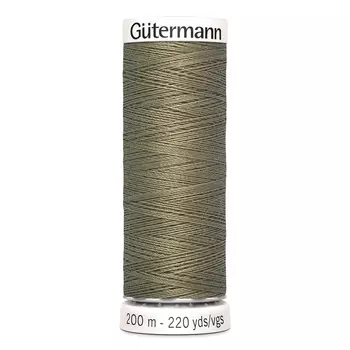 01 Нить Sew-all для всех материалов, 200м, 100% п/э Gutermann 748277 (264 св.оливково-серый)