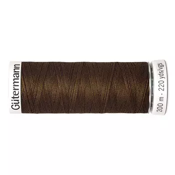 01 Нить Sew-all для всех материалов, 200м, 100% п/э Gutermann 748277 (280 торфяной)