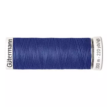 01 Нить Sew-all для всех материалов, 200м, 100% п/э Gutermann 748277 (759 сине-голубой)