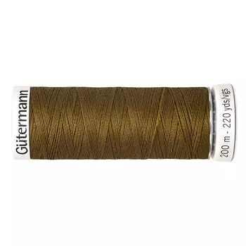 01 Нить Sew-all для всех материалов, 200м, 100% п/э Gutermann 748277 (288 медная горчица)