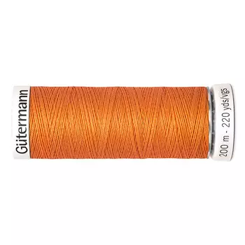 01 Нить Sew-all для всех материалов, 200м, 100% п/э Gutermann 748277 (285 персиково-рыжий)