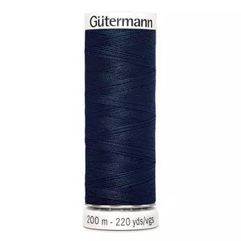 01 Нить Sew-all для всех материалов, 200м, 100% п/э Gutermann 748277 (487 т.т.сине-зеленый)