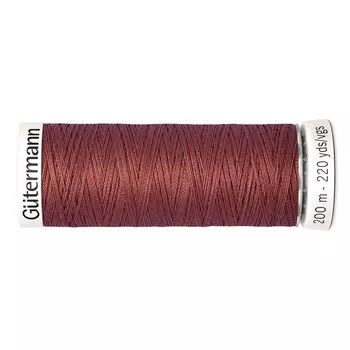 01 Нить Sew-all для всех материалов, 200м, 100% п/э Gutermann 748277 (461 розово-серо-коричневый)