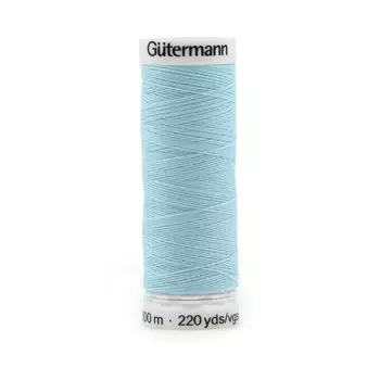 01 Нить Sew-all для всех материалов, 200м, 100% п/э Gutermann 748277 (195 голубой лед)