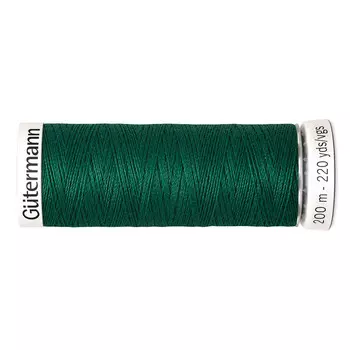 01 Нить Sew-all для всех материалов, 200м, 100% п/э Gutermann 748277 (403 т.изумрудно-зеленый)