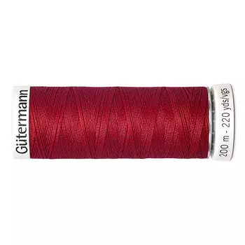 01 Нить Sew-all для всех материалов, 200м, 100% п/э Gutermann 748277 (046 бургундский)