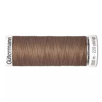01 Нить Sew-all для всех материалов, 200м, 100% п/э Gutermann 748277 (454 светлое какао)