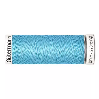 01 Нить Sew-all для всех материалов, 200м, 100% п/э Gutermann 748277 (196 бледно-лазурный)