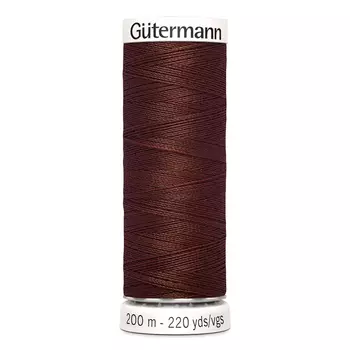 01 Нить Sew-all для всех материалов, 200м, 100% п/э Gutermann 748277 (230 трюфельный)