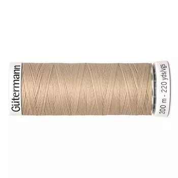 01 Нить Sew-all для всех материалов, 200м, 100% п/э Gutermann 748277 (186 крем-брюле)