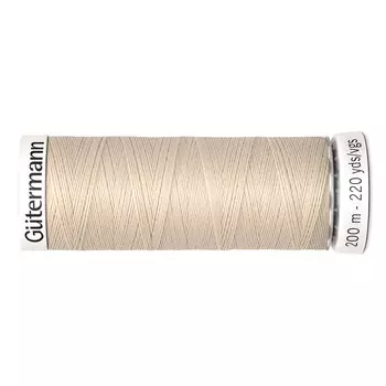 01 Нить Sew-all для всех материалов, 200м, 100% п/э Gutermann 748277 (169 пломбир)