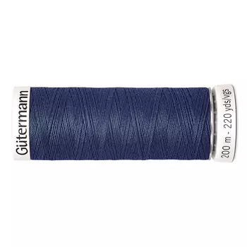 01 Нить Sew-all для всех материалов, 200м, 100% п/э Gutermann 748277 (593 т.зелено-синий)