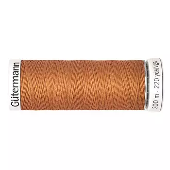 01 Нить Sew-all для всех материалов, 200м, 100% п/э Gutermann 748277 (612 рыжая охра)