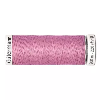 01 Нить Sew-all для всех материалов, 200м, 100% п/э Gutermann 748277 (663 т.розовый)