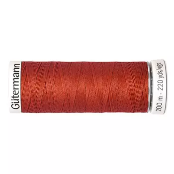 01 Нить Sew-all для всех материалов, 200м, 100% п/э Gutermann 748277 (589 кирпичный)