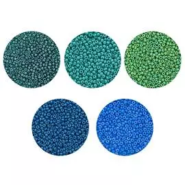 020 Набор бисера 5 цветов, 100 гр, Preciosa