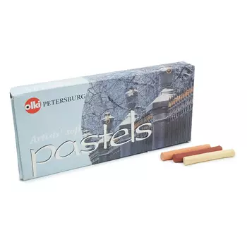 0212 Пастель худ. набор №15 'Графика', 16 цв., Soft