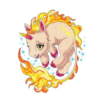 0231 Набор для вышивания 'Огонь' 22х25 см