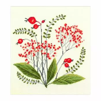 0292 Набор для вышивания 'Гербарий' 24х25 см