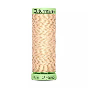 02 Нить Top Stitch для отстрочки, 30м, 100% п/э Gutermann 744506 (005 кремовый)