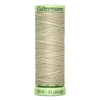 02 Нить Top Stitch для отстрочки, 30м, 100% п/э Gutermann 744506 (503 желтовато-серый)