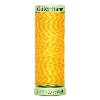 02 Нить Top Stitch для отстрочки, 30м, 100% п/э Gutermann 744506 (417 одуванчиковый)